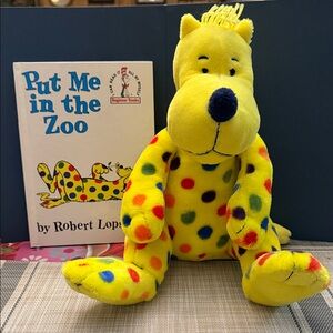 Kohl's Cares "Put Me in the Zoo" spotted yellow dog plush toy